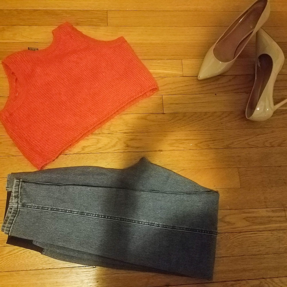 Bundle of free people top and denime